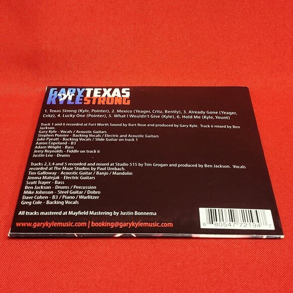 Gary Kyle Texas Strong CD Signed - Picture 4 of 7
